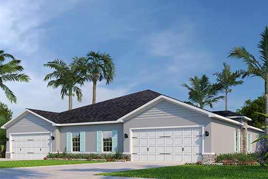 Ryan Homes Winterhaven Paired Villas at Central Park in St. Lucie FL